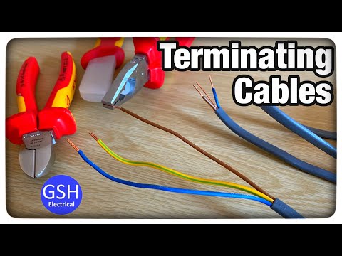 Terminating PVC/PVC Twin and CPC Cables (How To Strip and Terminate Twin and Earth Cables)