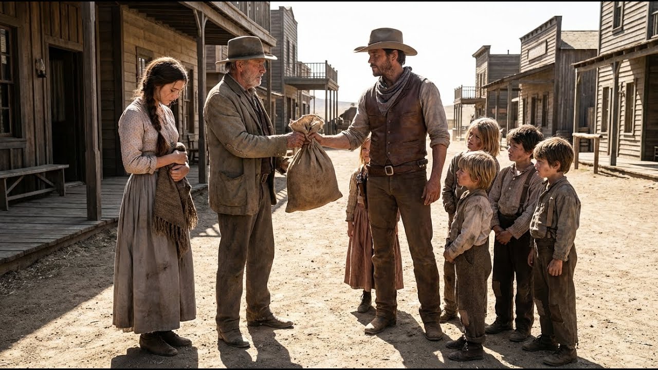 Discover the Incredible Journey of a Young Woman Sold for Being Barren—Until a Cowboy with 5 Kid...