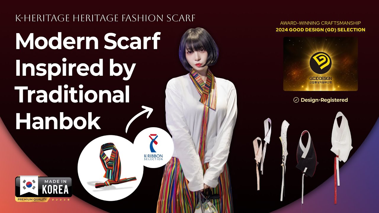 HWAHWAHOHO Scarf – KIPO-Registered Design Offering 2024 Good Design-Proven Value for Global Buyers