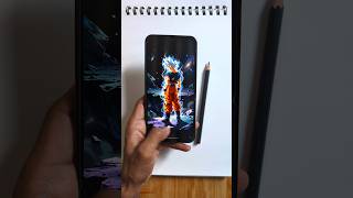 Drawing Goku Ultra Instinct 🐉🔥🔥 #gokudrawing #anime #drawing