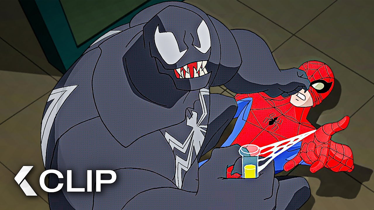 Venom's Plot to Rob Spider-Man of His Abilities - THE SPECTACULAR SPIDER-MAN Clip