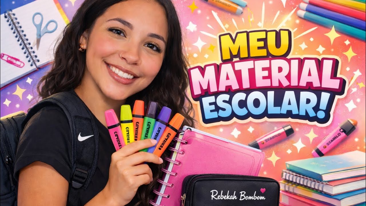 📚✨ MEU MATERIAL ESCOLAR 2026!