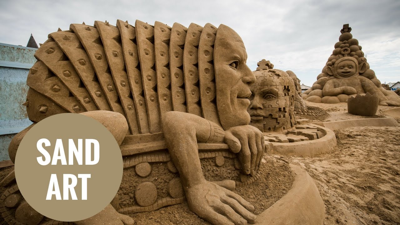 Amazing sand sculptures on show in Weston-Super-Mare