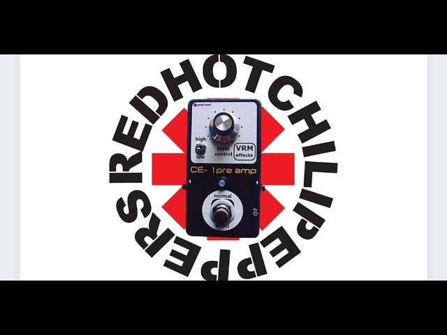 VRM CE-1 Pre amp l O timbre do John Frusciante l - YouTube