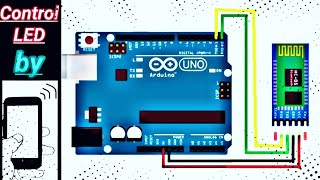 How to control a LED with hc-05 bluetooth module/with mobile | by Ayush Techno Zone