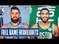 GRIZZLIES at CELTICS | FULL GAME HIGHLIGHTS | January 22, 2020