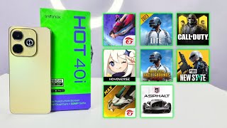 Infinix Hot 40i 8+ Games Test - Call Of Duty/PUBG/New State/Genshin/Asphalt 9