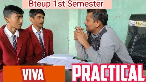 Bteup 1st Semester Practical Exam||Viva||Demo (IT System) {This is how Viva happens in Practical ...