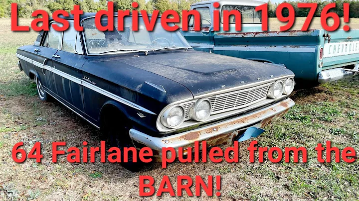 Will it run? 1964 Fairlane sitting for decades!