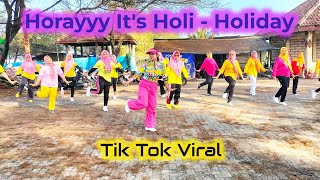 HORAAYYY IT,S HOLI HOLIDAY //SENAM KREASI //VIRAL TIK TOK //FINA KREASI