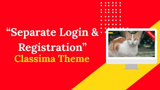 How to Separate Login and Registration Pages in Classima Theme (Step-by-Step Tutorial)