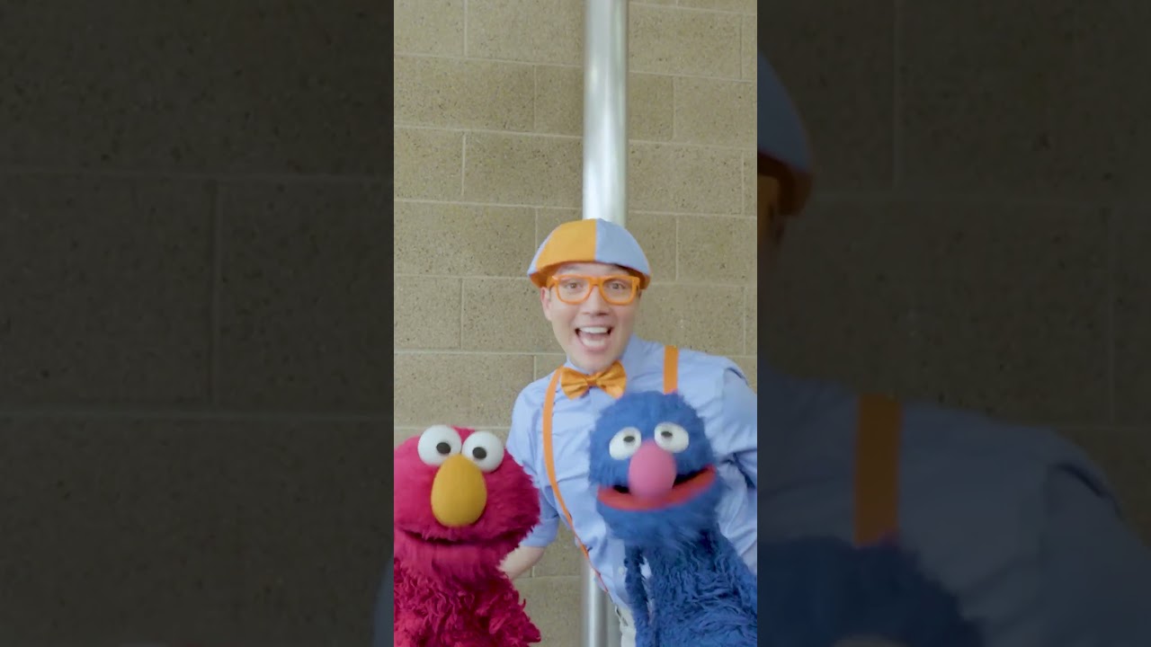 Elmo, Blippi, & Grover at the Fire Station!🚒 