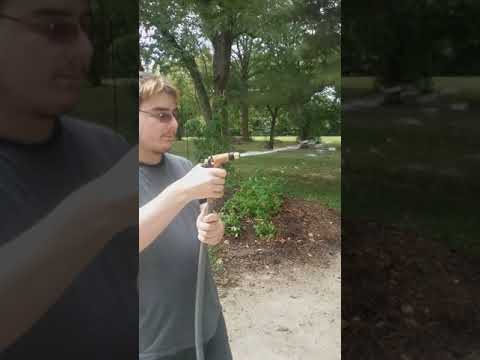 Farting garden hose