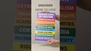 Sound the Alarm for Constitutional Democracy – 'Fascism Warning / No Kings' Protest Sign! ⚠️📢🗽⚖️✨