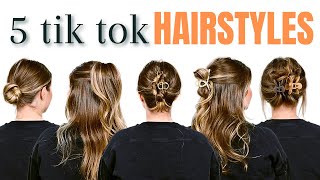 Trying 5 Tiktok Hairstyles Milabu