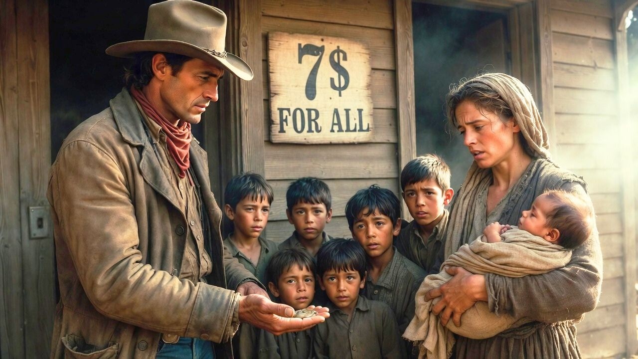 A Lonely Cowboy Saved a Widow and Her 6 Kids—Then They Begged Him, “Marry Our Mother”
