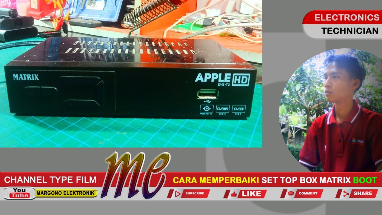 Matrix Booting Image TUTORIAL I CARA MEMPERBAIKI SET TOP BOX MATRIX BOOT#margonoelektronik # ...