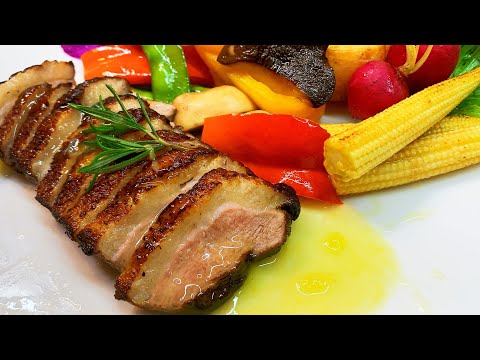 法式【橙汁鴨胸肉】 皮香肉嫩又多汁 |法式西餐廳經典料理也能在家享用