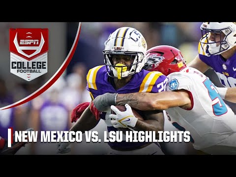 New mexico lobos vs. Lsu tigers | full game highlights