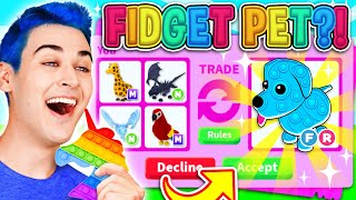 *FIDGET TOYS* Decide What I TRADE In Adopt Me Roblox !! Roblox Adopt Me Trading And FIDGET TRADING