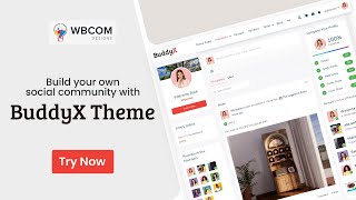 BuddyX Free Theme | Configure Menu Options