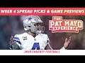 Week 4 NFL Picks Against the Spread - YouTube