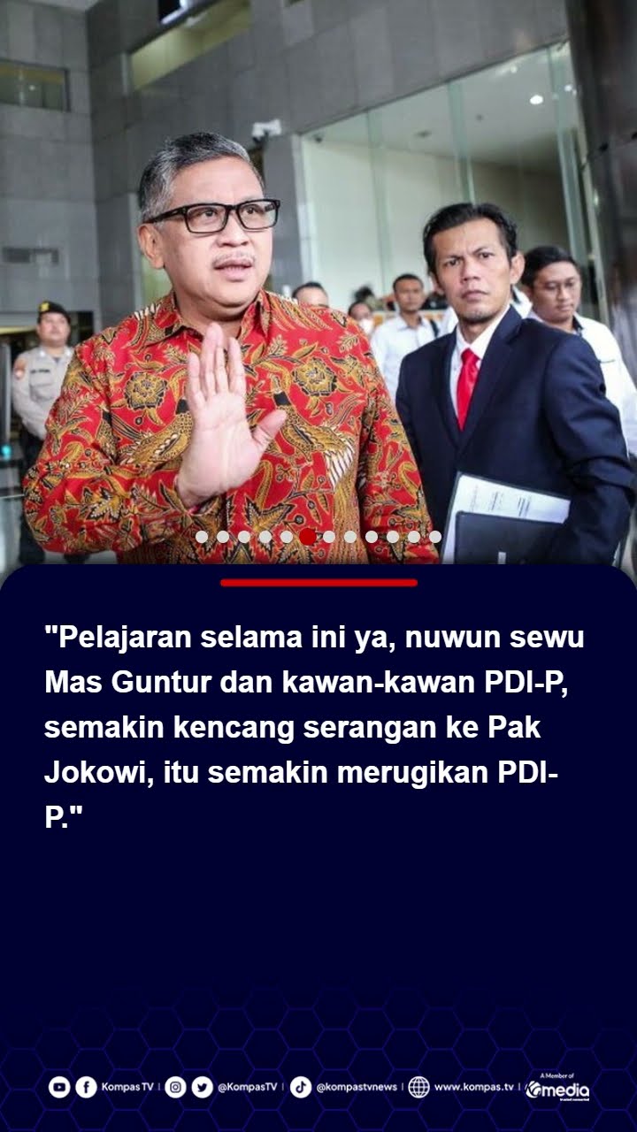 Projo Minta PDI-P Berhenti Serang Jokowi: Makin Kencang Serangan, Makin Merugikan PDI-P #jokowi