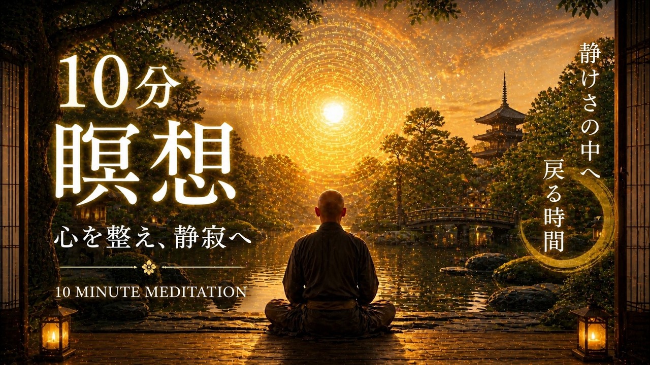 10分間瞑想音楽「般若心経MUSIC」- 10 Minutes for Deep Focus - YouTube