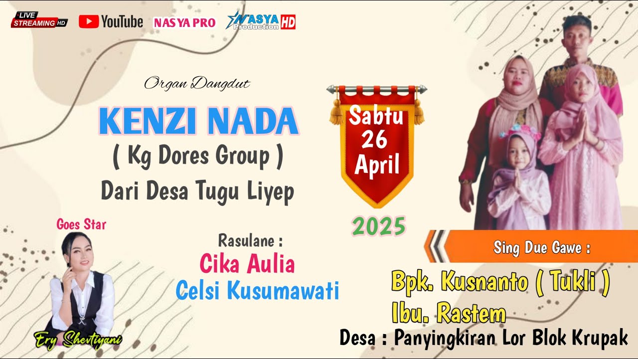 🔴 Live - Kenzi Nada - Hajatnya Bpk. Kusnanto / Ibu. Rastem - Panyingkiran Lor - 2025