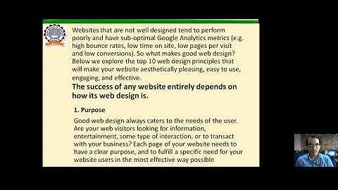 WD UNIT 1  LECTURE 2 Basic Principle involved in developing a Website