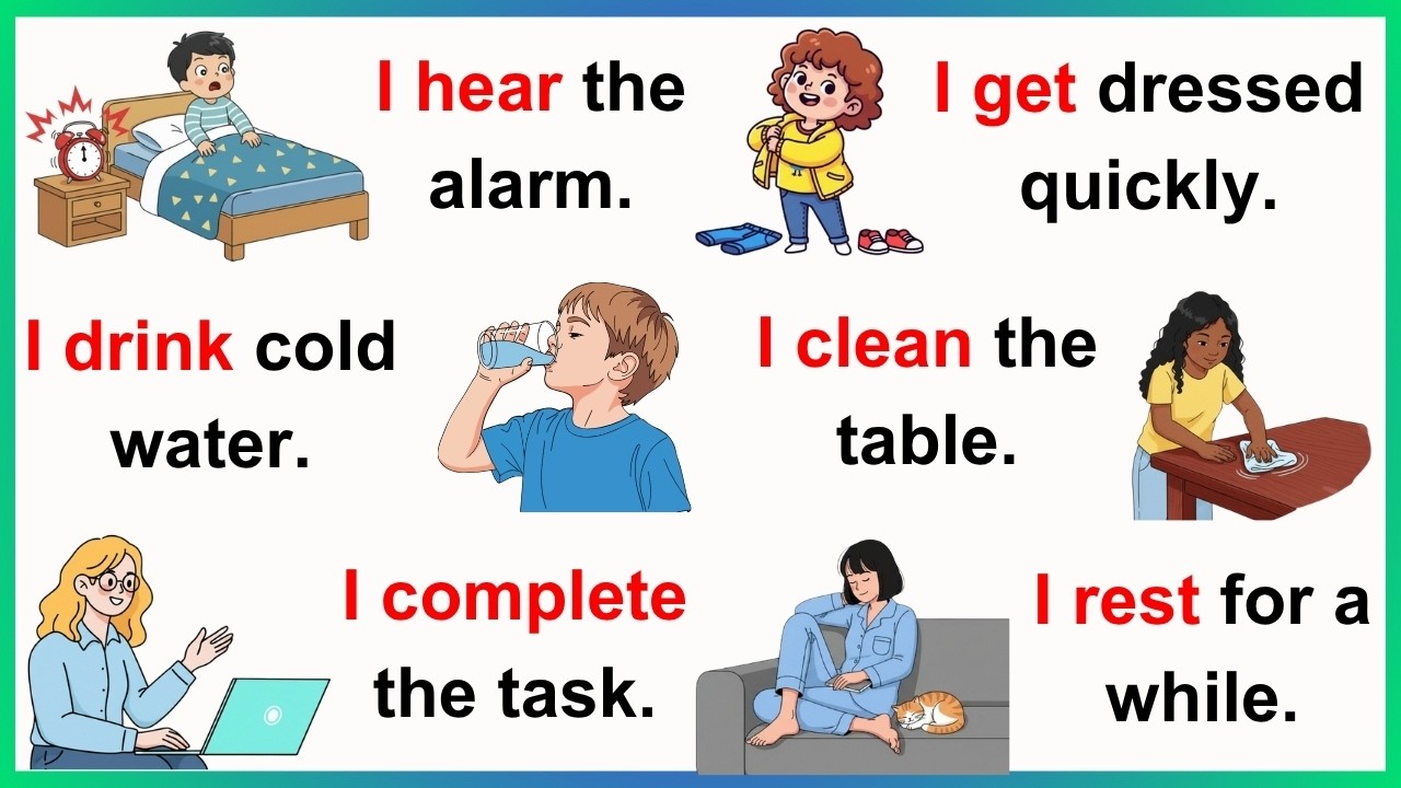 100 Common Daily English Sentences | Improve English Speaking Practice ...