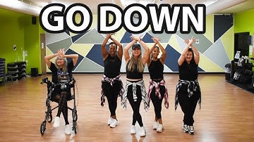 GO DOWN – Rina Wangsu - Zumba Salsa Dance Workout Choreo- Cardio Dance Workout - zumba #zumbachoreo