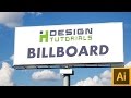 create billboard advertisement in Adobe illustrator | 20x32 feets