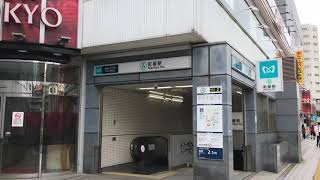 町屋駅　地下鉄千代田線　2020.7.30 10:43 Machiya Sta