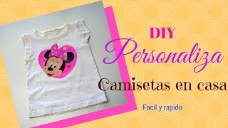 Como Estampar camisetas en casa super fácil y rápido 💙 | Margari