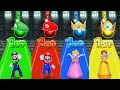 Mario Party 9 Minigames - Peach Vs Mario Vs Luigi Vs Daisy (Master Difficulty)