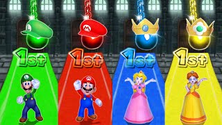 Мульт Mario Party 9 Minigames Peach Vs Mario Vs Luigi Vs Daisy Master Difficulty