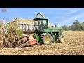 Cool Corn Chopping 1980's Style:  John Deere 5830 Forage Harvester