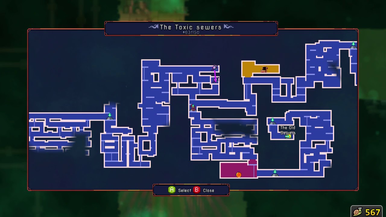 Dead cells карта локаций на русском