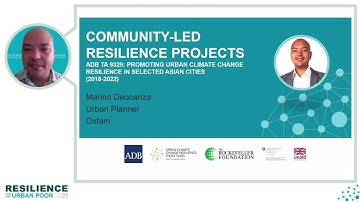 RUP 2021, Day 2: Main Session 2: Climate and Disaster Resilience at the Community Level