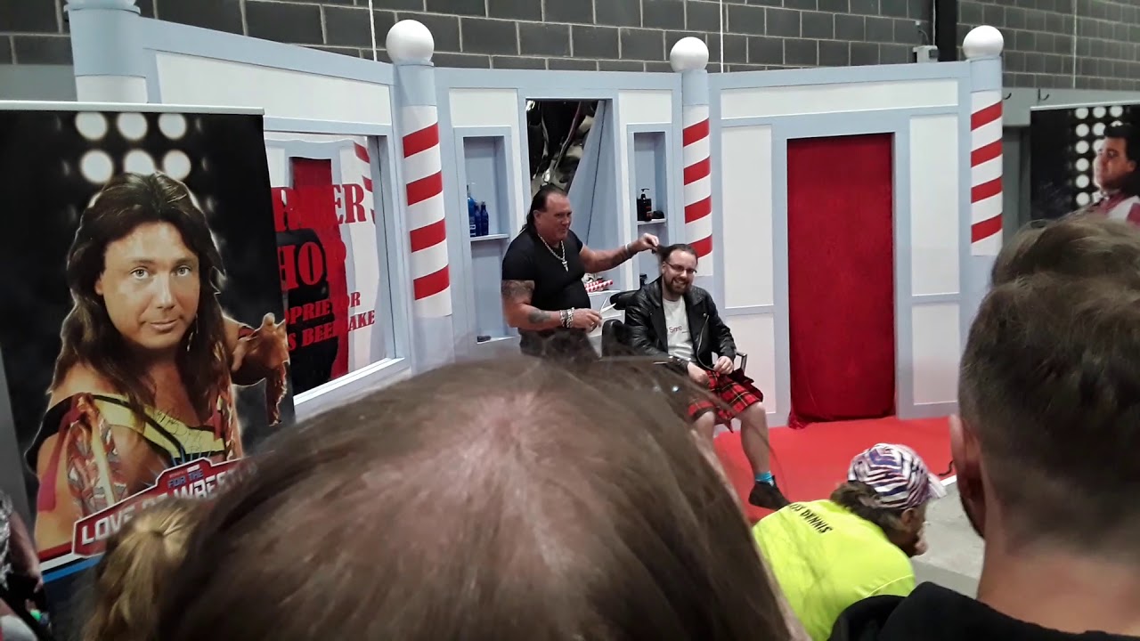 Brutus the Barber Beefcake living up to his name at For the Love of Wrestling 2019