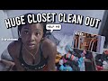 HUGE closet cleanout 2021 *spring cleaning*