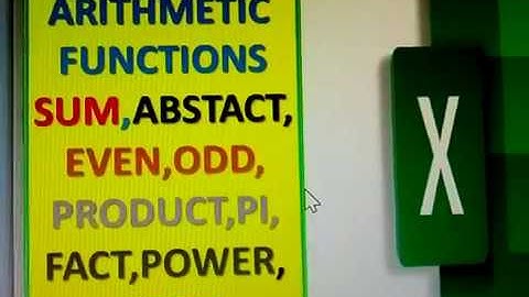 ARITHMETIC FUCTIONS  SUM,ABSTACT,EVEN,ODD,PRODUCT,PI,POWER,SQRT,FACT
