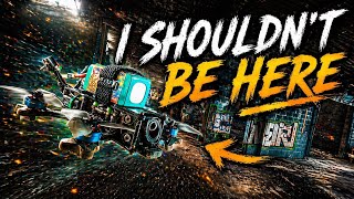 FPV Drone Inside an Abandoned Building