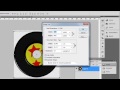 How to design cd label in photoshop cs5