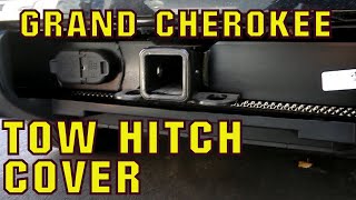 How to remove the tow hitch cover on a Jeep Grand Cherokee