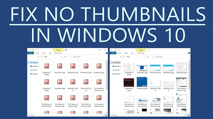 How to Fix Thumbnails Not Showing on Windows 10?