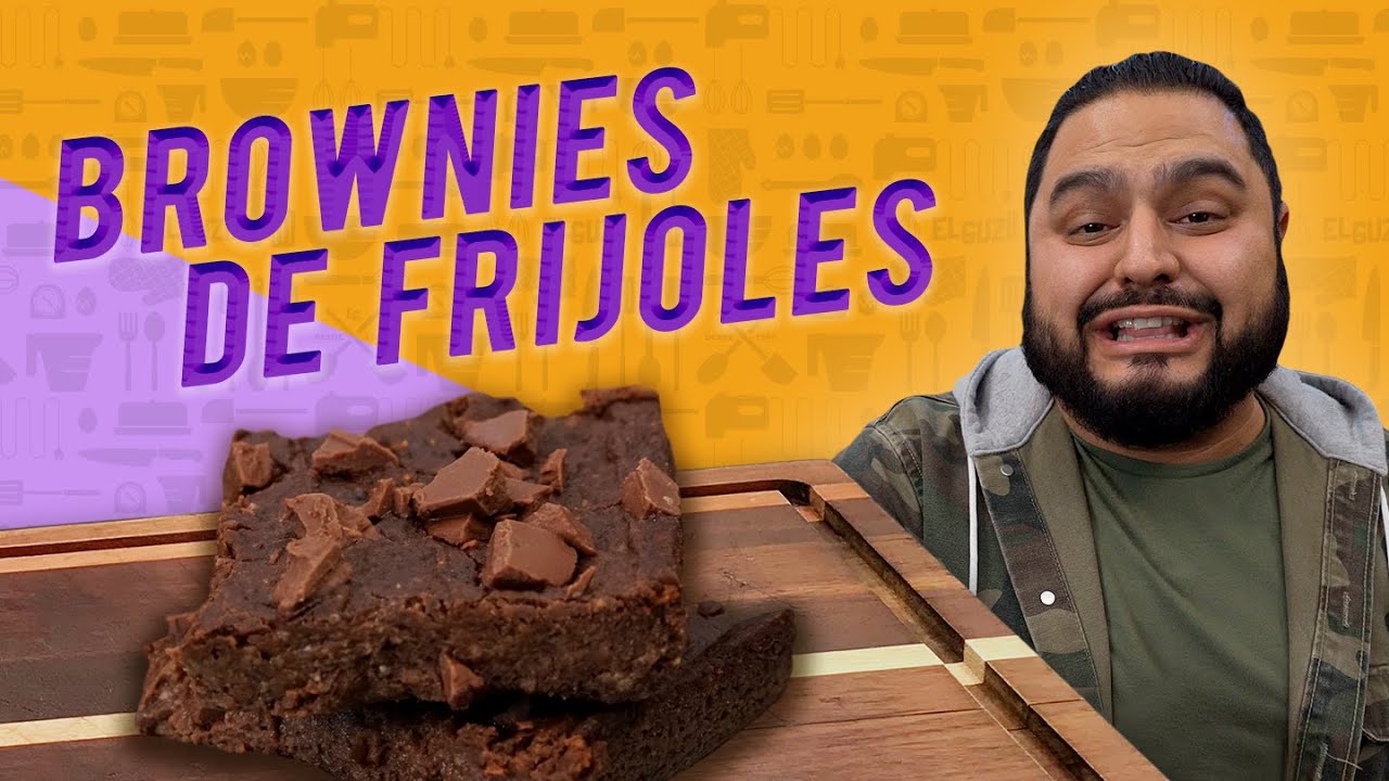 BROWNIES DE CUARENTENA (FRIJOLES) | EL GUZII | El Guzii