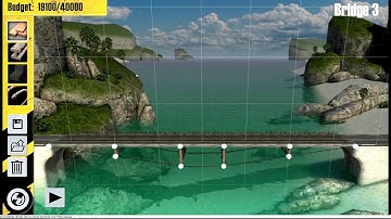 Bridge Constructor : Eastern Mainland * Bridge 3 * ( iPhone, iPod, iPad ) Walkthrough