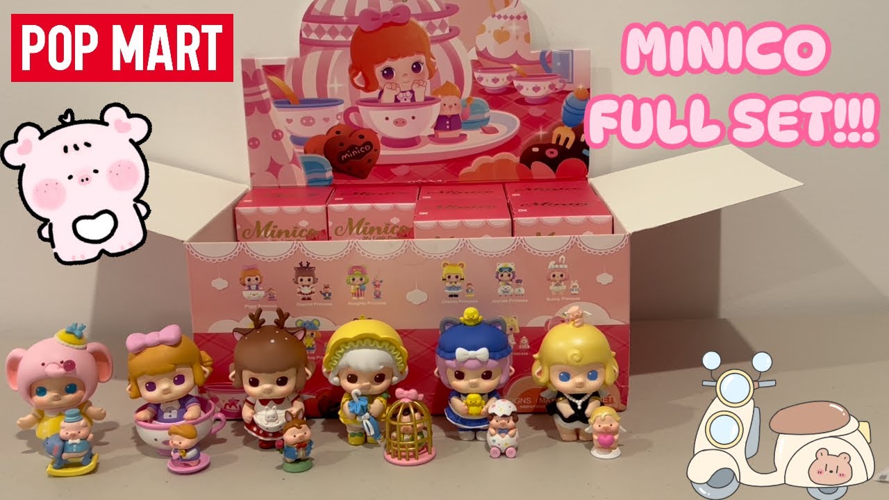 POP MART minico ブラインドBOX 新品未開封 POPMART】MINICO 💕 - My little princess 👑🐷 BLIND BOX FULL SET